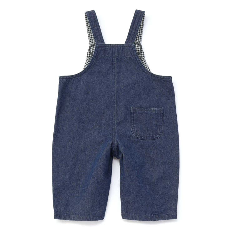 【お揃い】デニムチェックフロントプリントサロペットベビー(70~80cm) | SLAP SLIP | 詳細画像4 