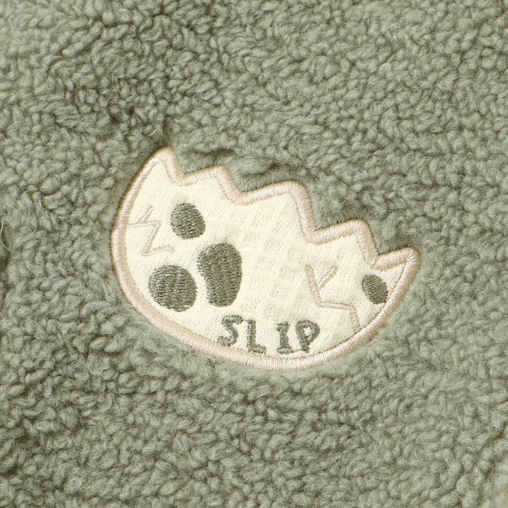 アニマルクマ恐竜モチーフぽこぽこボアカバーオールベビー(60~80cm) | SLAP SLIP | 詳細画像13 