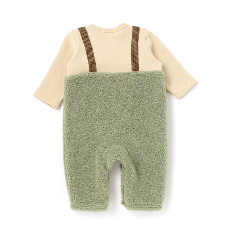 アニマルクマ恐竜モチーフぽこぽこボアカバーオールベビー(60~80cm) | SLAP SLIP | 詳細画像8 