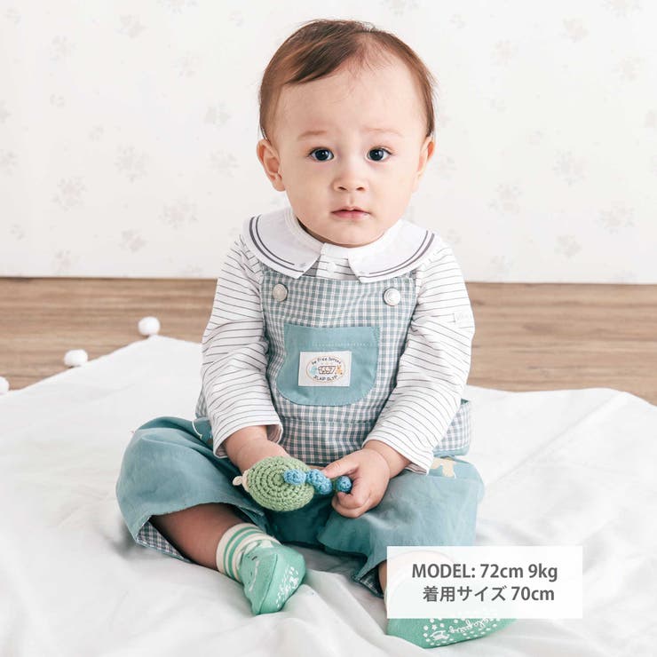 ドットボーダー襟付きボディミニベビー(70~80cm) | SLAP SLIP | 詳細画像2 