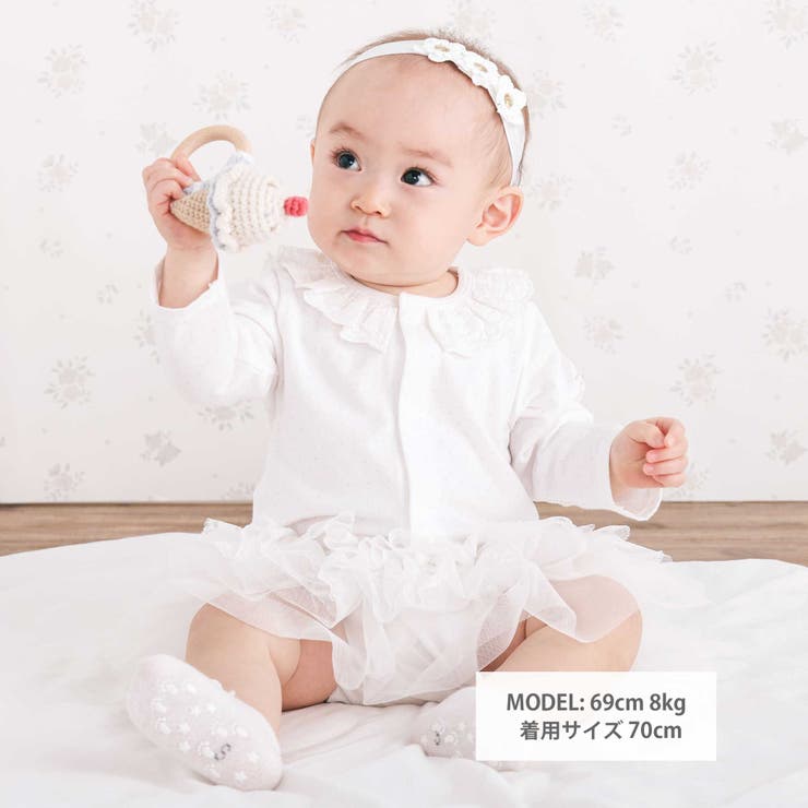 ドットボーダー襟付きボディミニベビー(70~80cm) | SLAP SLIP | 詳細画像3 