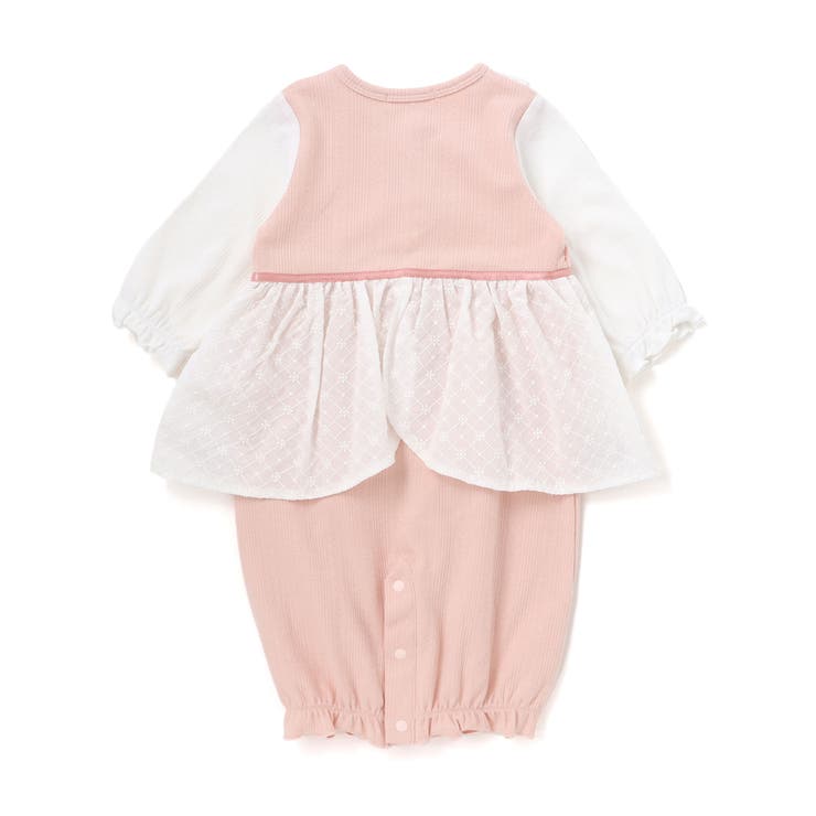 お花レース襟付きレーススカートドッキング2WAYオールベビー(50~70cm) | SLAP SLIP | 詳細画像10 