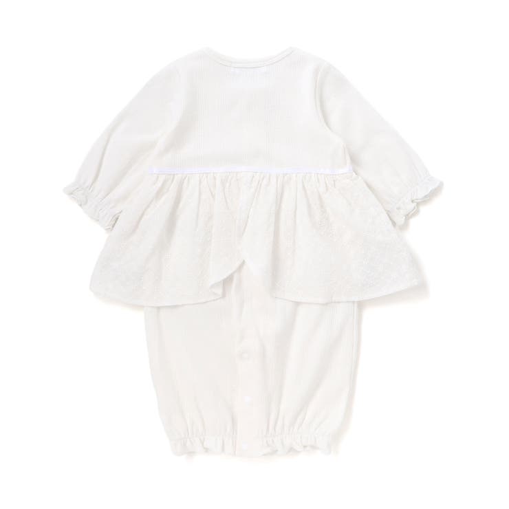 お花レース襟付きレーススカートドッキング2WAYオールベビー(50~70cm) | SLAP SLIP | 詳細画像5 