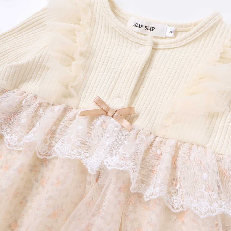 チュール花柄スカートドッキングボディミニベビー(70~80cm) | SLAP SLIP | 詳細画像10 