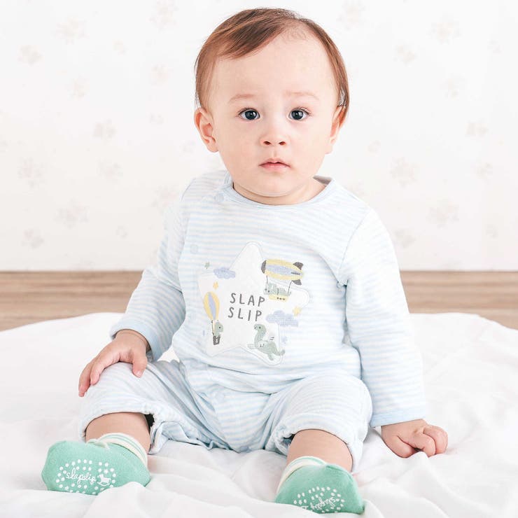 アニマルクマウサギ恐竜お星さまパッチ2WAYオールベビー(50~70cm) | SLAP SLIP | 詳細画像6 
