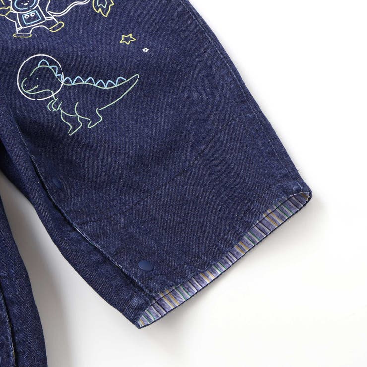 デニムツイルチェック切り替えサロペットベビー(70~80cm) | SLAP SLIP | 詳細画像10 