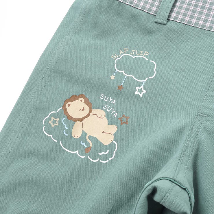 デニムツイルチェック切り替えサロペットベビー(70~80cm) | SLAP SLIP | 詳細画像16 