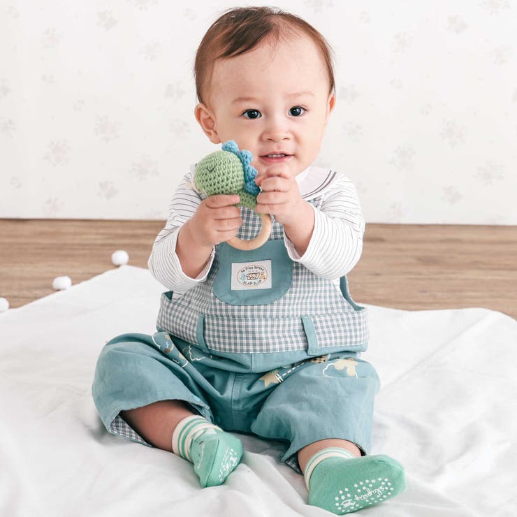 デニムツイルチェック切り替えサロペットベビー(70~80cm) | SLAP SLIP | 詳細画像3 