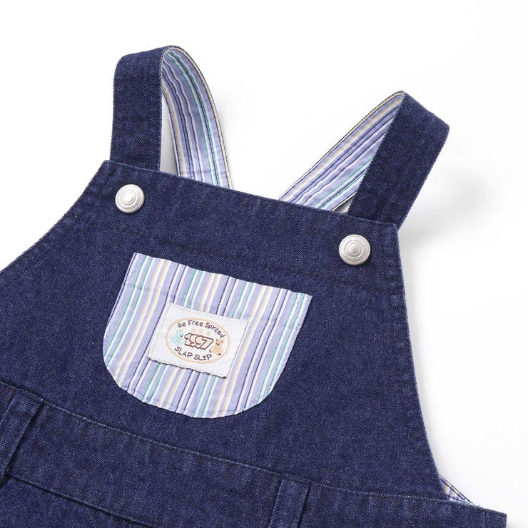 デニムツイルチェック切り替えサロペットベビー(70~80cm) | SLAP SLIP | 詳細画像5 