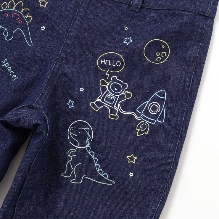 デニムツイルチェック切り替えサロペットベビー(70~80cm) | SLAP SLIP | 詳細画像9 