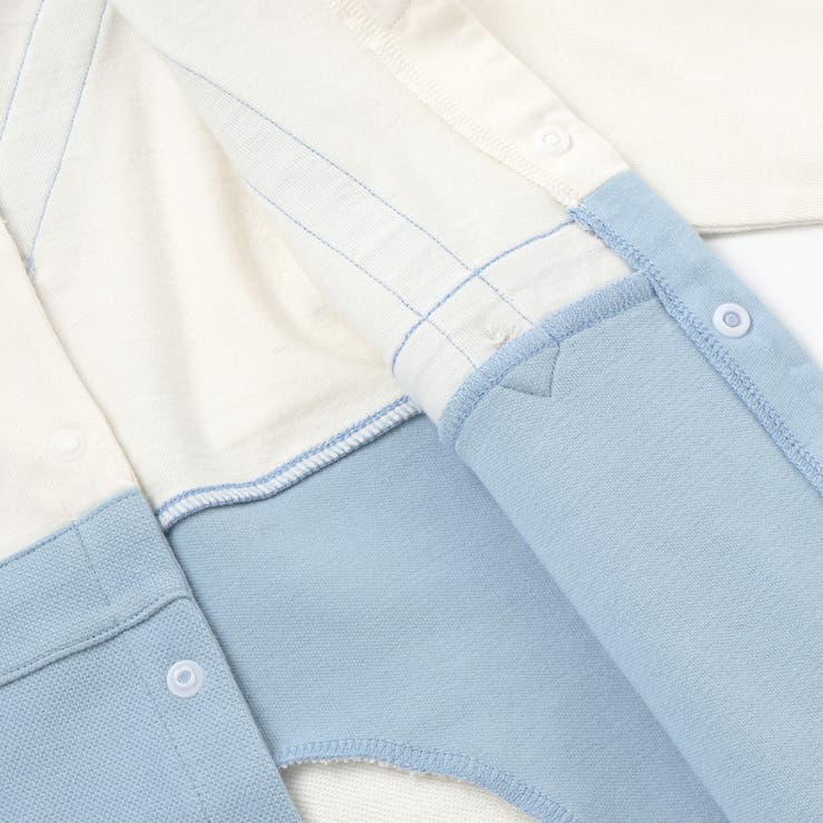 アニマルクマさんおしりパッチサロペット重ね着風カバーオールベビー(70~80cm… | SLAP SLIP | 詳細画像13 