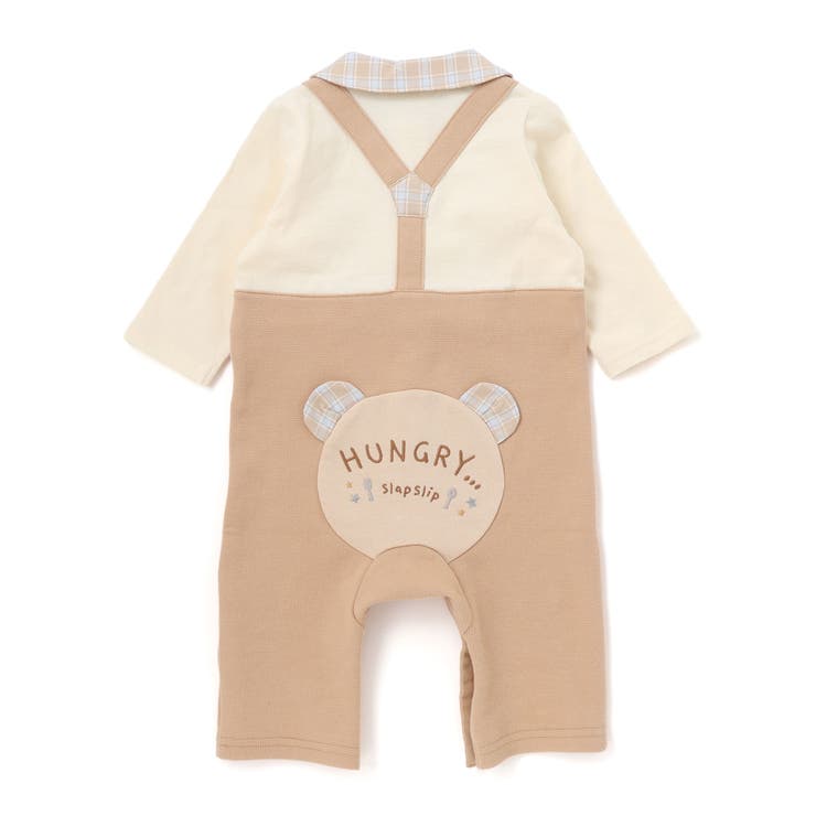 アニマルクマさんおしりパッチサロペット重ね着風カバーオールベビー(70~80cm… | SLAP SLIP | 詳細画像16 