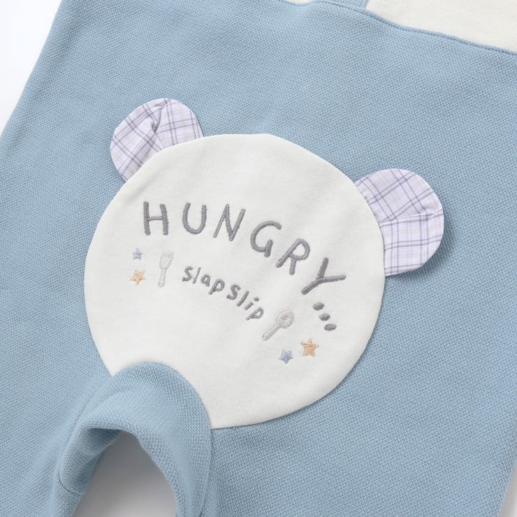 アニマルクマさんおしりパッチサロペット重ね着風カバーオールベビー(70~80cm… | SLAP SLIP | 詳細画像9 