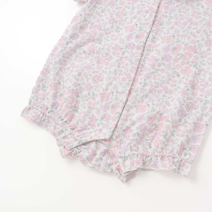 【お揃い】プリント総柄重ね襟付き半袖ロンパースベビー(60~80cm) | SLAP SLIP | 詳細画像11 