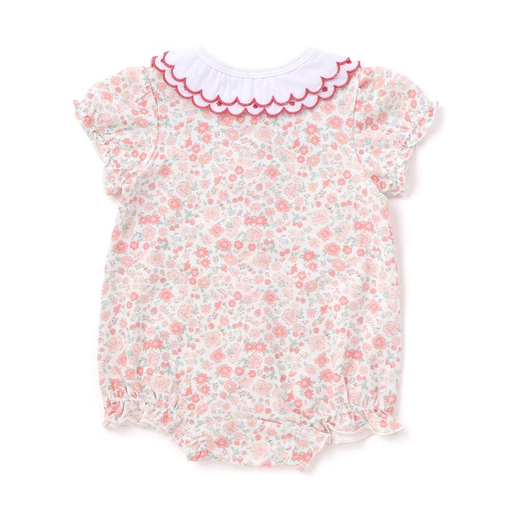 【お揃い】プリント総柄重ね襟付き半袖ロンパースベビー(60~80cm) | SLAP SLIP | 詳細画像5 