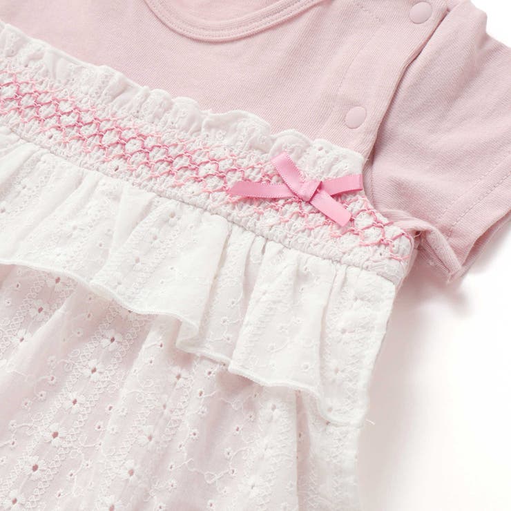 【お揃い】チェックレーススカート付きスモッキングボディミニベビー(70~80cm… | SLAP SLIP | 詳細画像16 