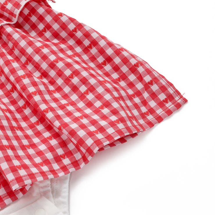 【お揃い】チェックレーススカート付きスモッキングボディミニベビー(70~80cm… | SLAP SLIP | 詳細画像9 