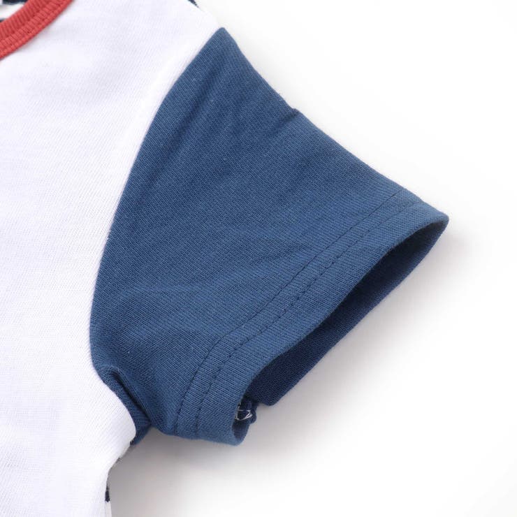 くじらクマ恐竜アニマルおしりモチーフボーダー切り替えロンパースベビー(60~80… | SLAP SLIP | 詳細画像9 