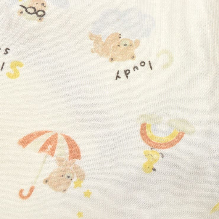 イチゴアニマルクマプリント総柄肌着ベビー(60~70cm) | SLAP SLIP | 詳細画像10 