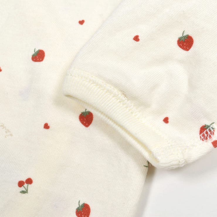 イチゴアニマルクマプリント総柄肌着ベビー(60~70cm) | SLAP SLIP | 詳細画像5 