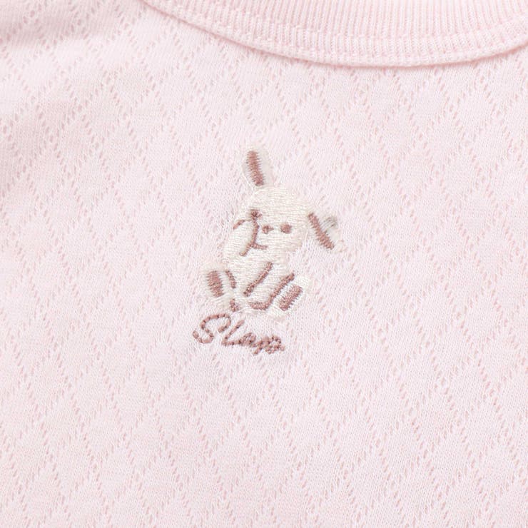 アニマルクマウサギ恐竜刺しゅう接結インナー2WAYオールベビー(50~70cm) | SLAP SLIP | 詳細画像10 