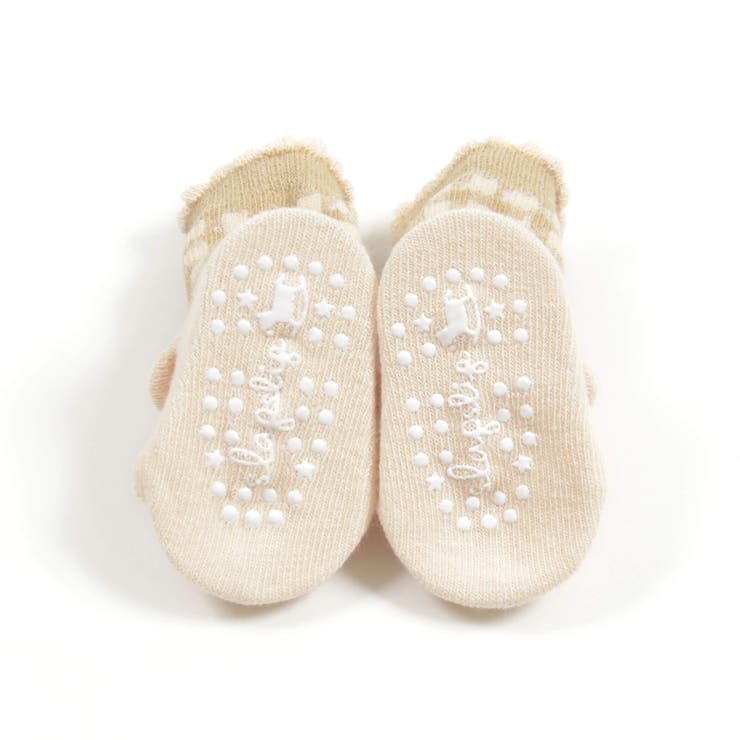 ヒツジウサギクマ耳ぴょこぴょこアニマルカップソックスベビー | SLAP SLIP | 詳細画像3 