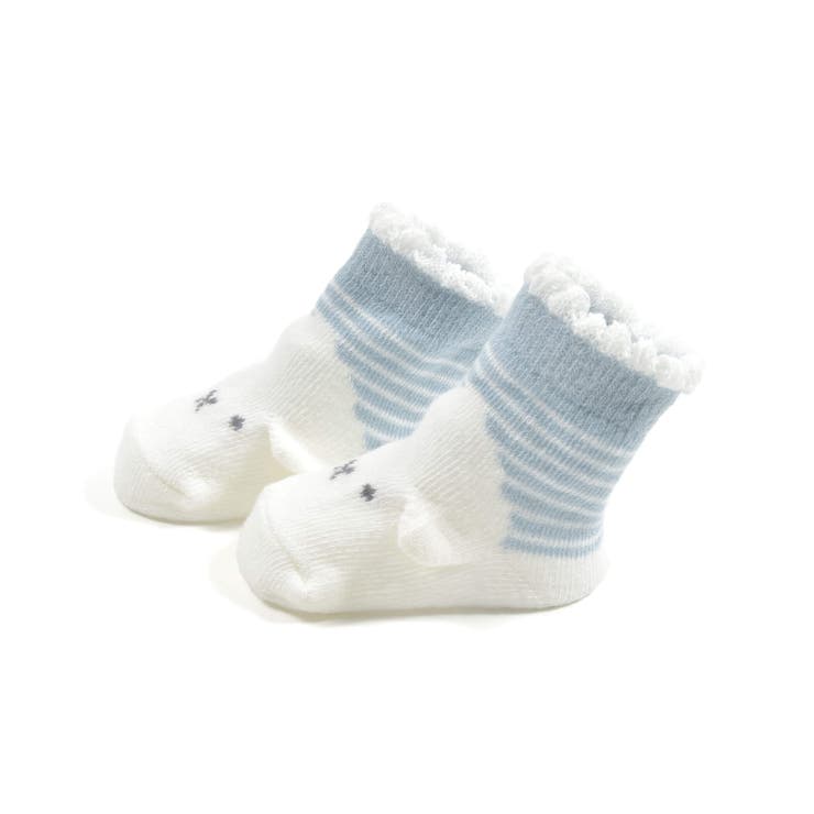 ヒツジウサギクマ耳ぴょこぴょこアニマルカップソックスベビー | SLAP SLIP | 詳細画像6 