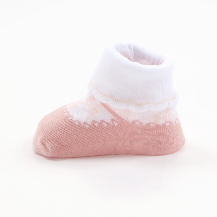 スカラップ縁ストラップシューズ風ソックスベビー(9~12cm) | SLAP SLIP | 詳細画像6 
