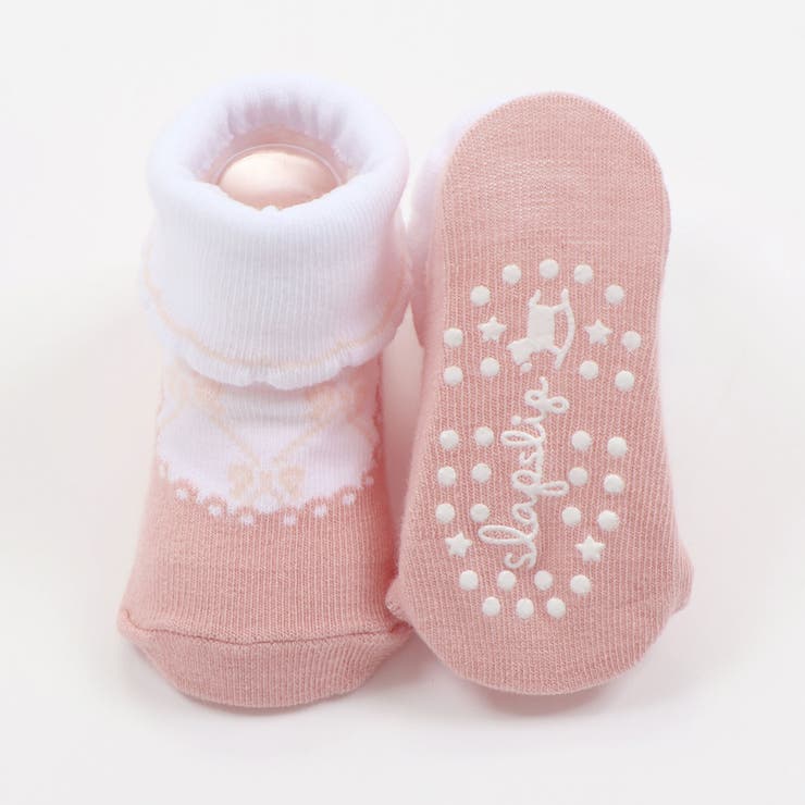 スカラップ縁ストラップシューズ風ソックスベビー(9~12cm) | SLAP SLIP | 詳細画像7 