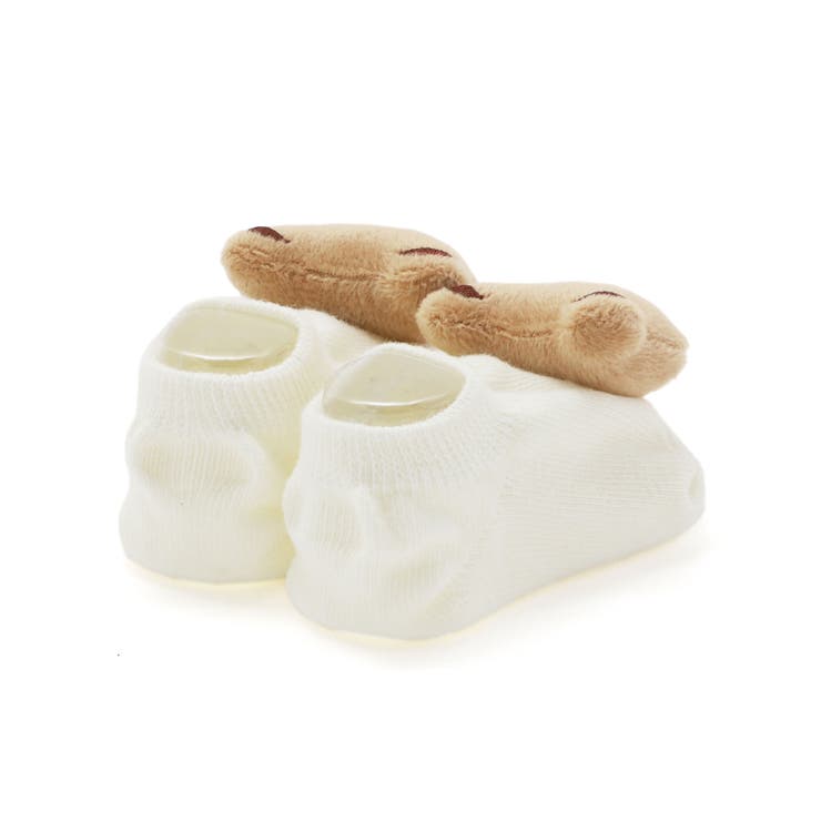 ぷっくりクマさんフェイスカップソックス(9~12cm) | SLAP SLIP | 詳細画像3 