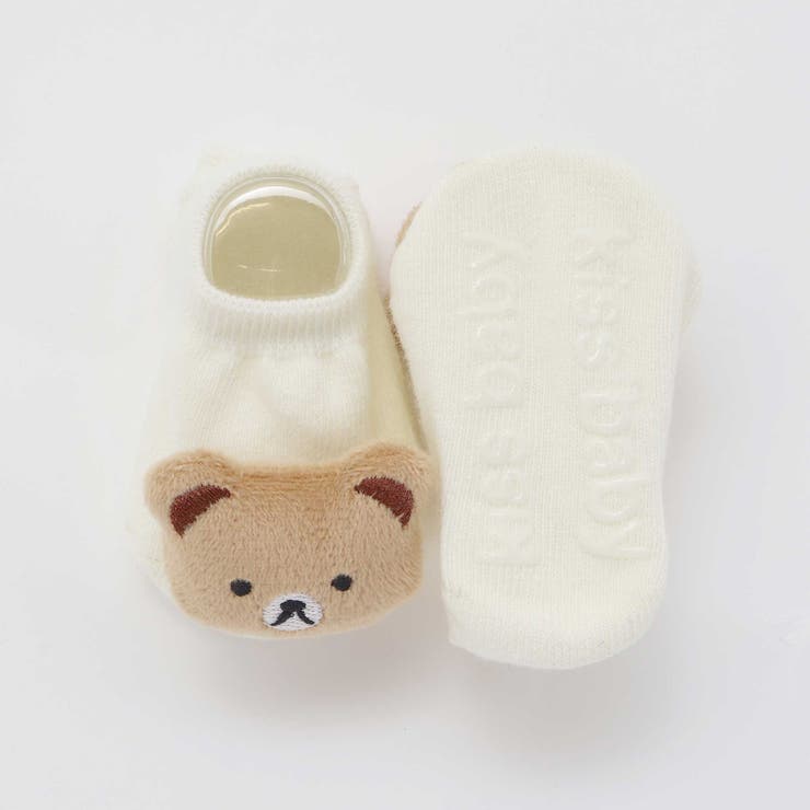ぷっくりクマさんフェイスカップソックス(9~12cm) | SLAP SLIP | 詳細画像4 