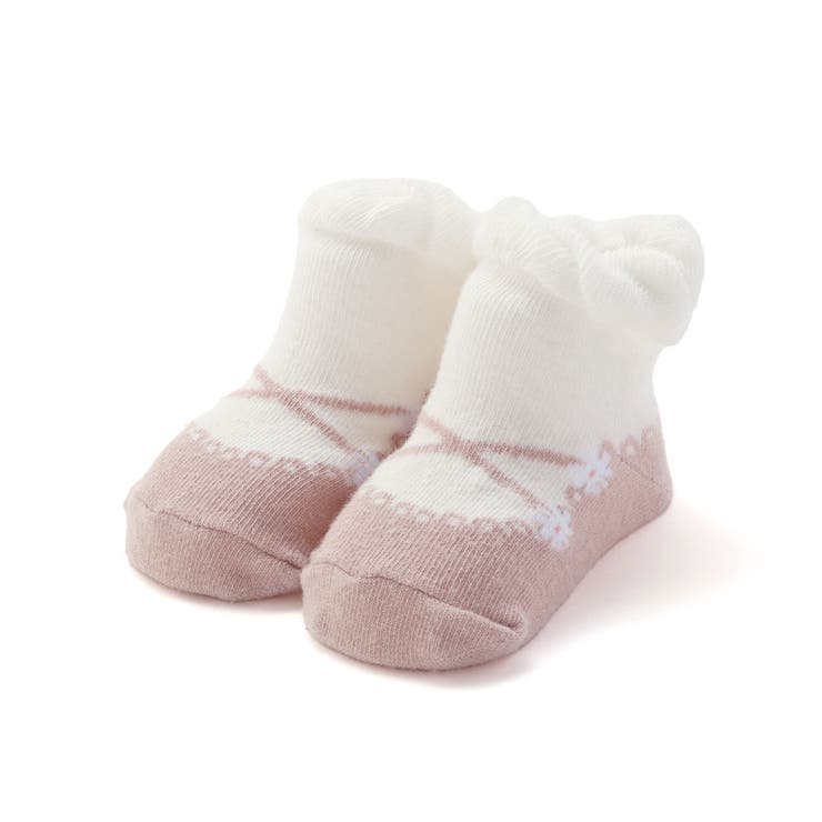 お花バレエシューズ風ソックスベビー(9~12cm) | SLAP SLIP | 詳細画像2 