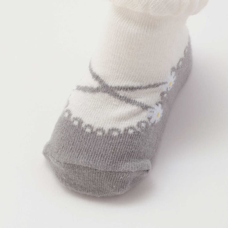 お花バレエシューズ風ソックスベビー(9~12cm) | SLAP SLIP | 詳細画像6 