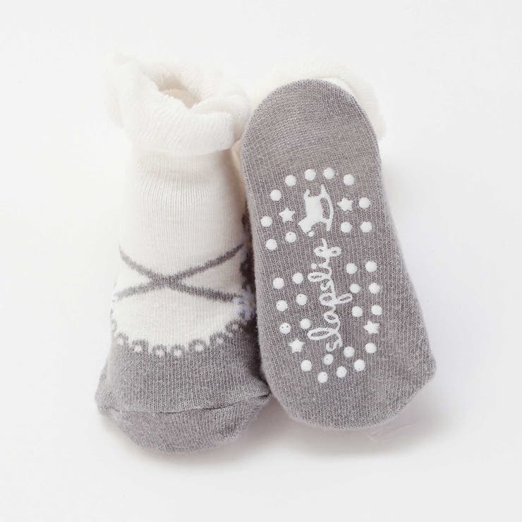 お花バレエシューズ風ソックスベビー(9~12cm) | SLAP SLIP | 詳細画像9 