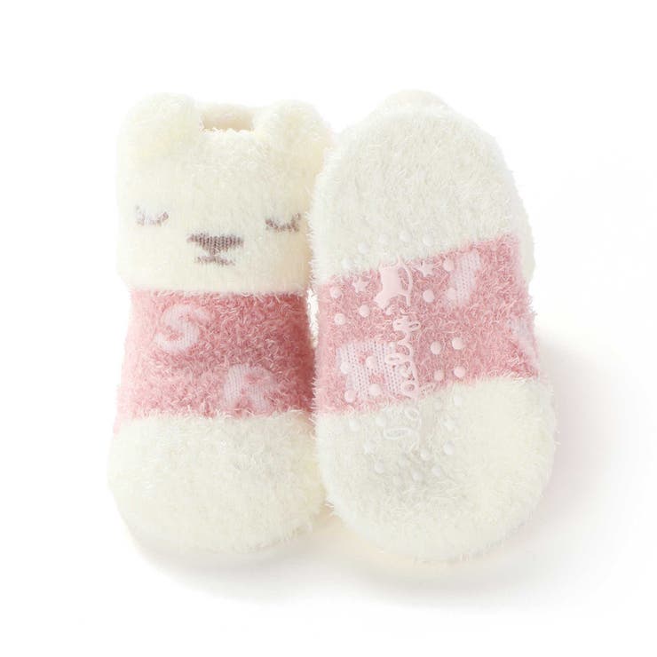 【お揃い】アニマルウサギクマロボットもこもこソックス(9~12cm) | SLAP SLIP | 詳細画像5 