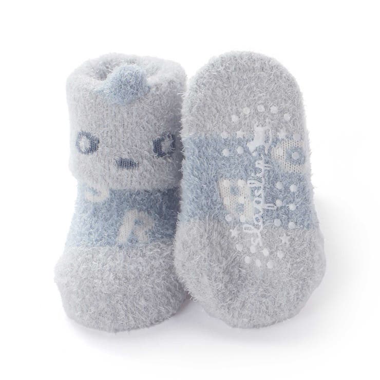 【お揃い】アニマルウサギクマロボットもこもこソックス(9~12cm) | SLAP SLIP | 詳細画像8 