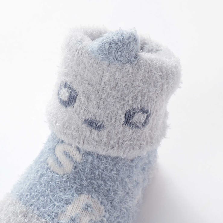 【お揃い】アニマルウサギクマロボットもこもこソックス(9~12cm) | SLAP SLIP | 詳細画像9 