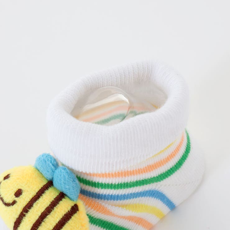 イチゴ・クマ・ハチモチーフ付きカップソックスベビー | SLAP SLIP | 詳細画像11 