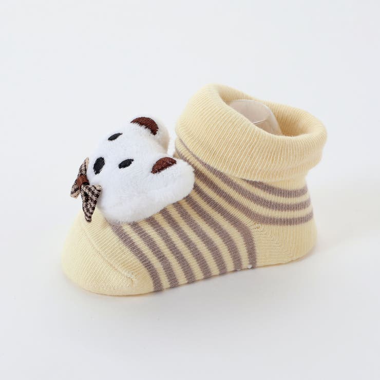 イチゴ・クマ・ハチモチーフ付きカップソックスベビー | SLAP SLIP | 詳細画像3 