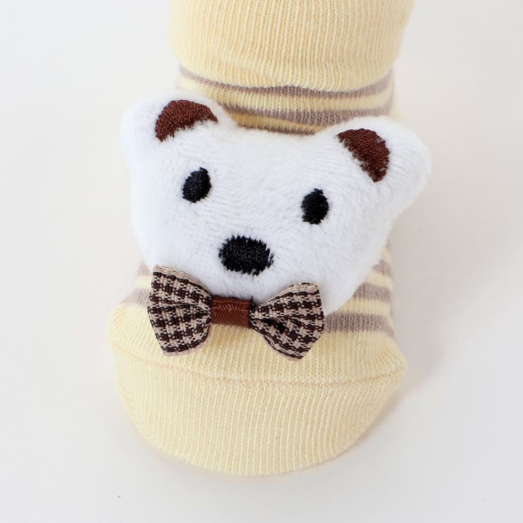 イチゴ・クマ・ハチモチーフ付きカップソックスベビー | SLAP SLIP | 詳細画像4 