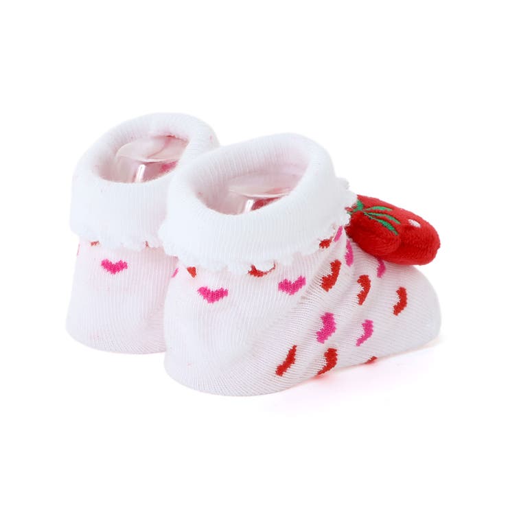 イチゴ・クマ・ハチモチーフ付きカップソックスベビー | SLAP SLIP | 詳細画像5 