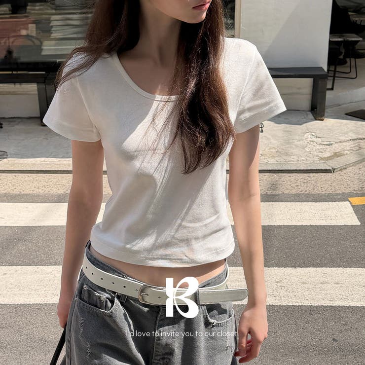 WHITE | ジェンヌ、ツータイプ半袖Tシャツ ts1424 | BEIDELLI