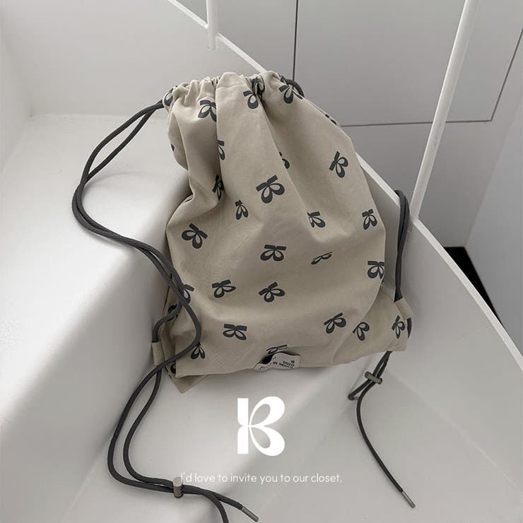 BEIGE | アッシュ モノグラムリュック DS26116 | BEIDELLI