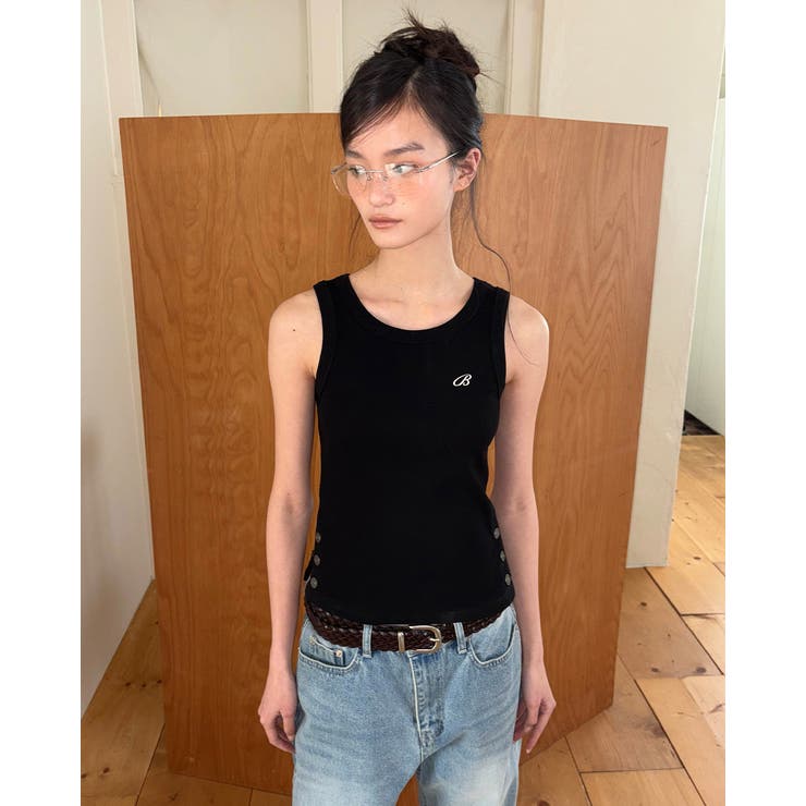 エトル サイドスリットタンクトップ ts1506 | BEIDELLI | 詳細画像6 