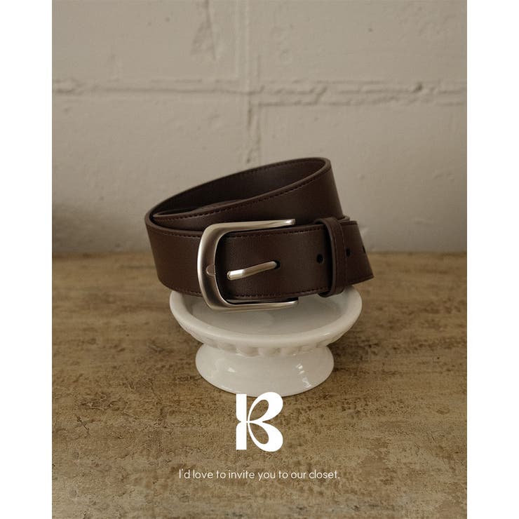 BROWN | ビックオンスクエアベルト ac1116 | BEIDELLI