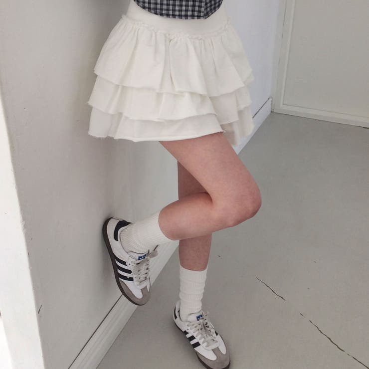 キャベツ、ティアードミニスカートパンツ sk1151 | BEIDELLI | 詳細画像8 