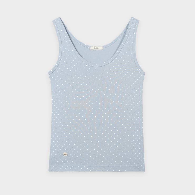 SKY BLUE | ドットフライスキャミソール ts1428 | BEIDELLI