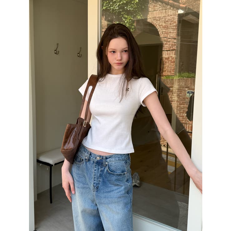 エルロ、レタリングベーシック半袖Tシャツ ts1427 | BEIDELLI | 詳細画像7 