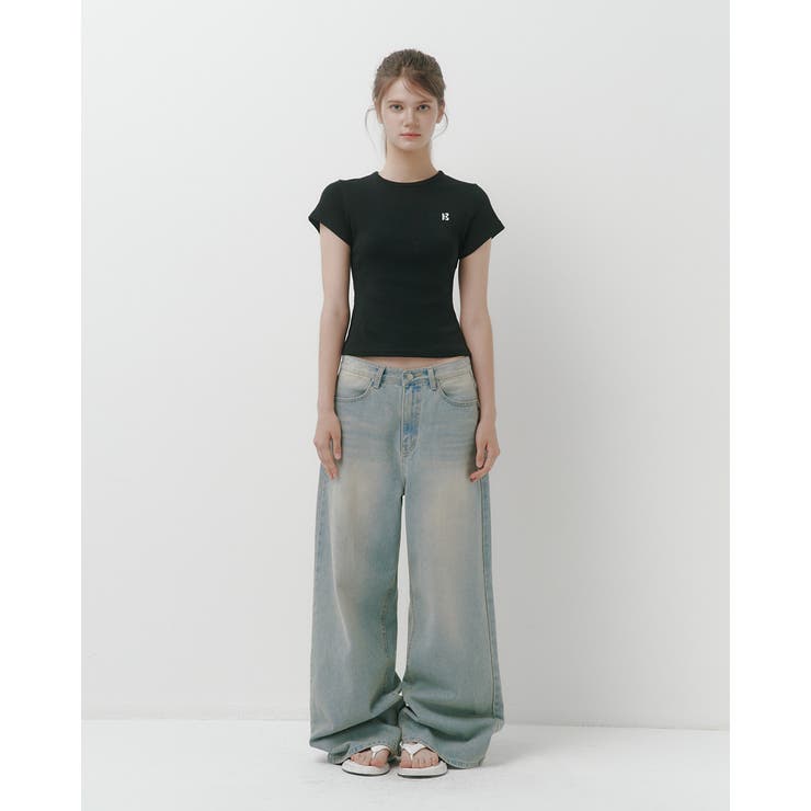 エルロ、レタリングベーシック半袖Tシャツ ts1427 | BEIDELLI | 詳細画像15 