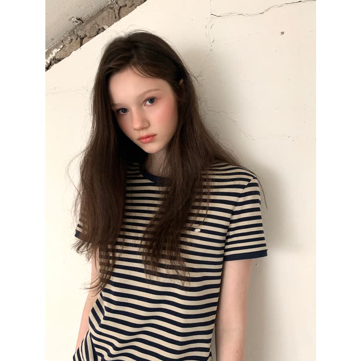 エント ストライプリンガーTシャツ DS26088 | BEIDELLI | 詳細画像4 